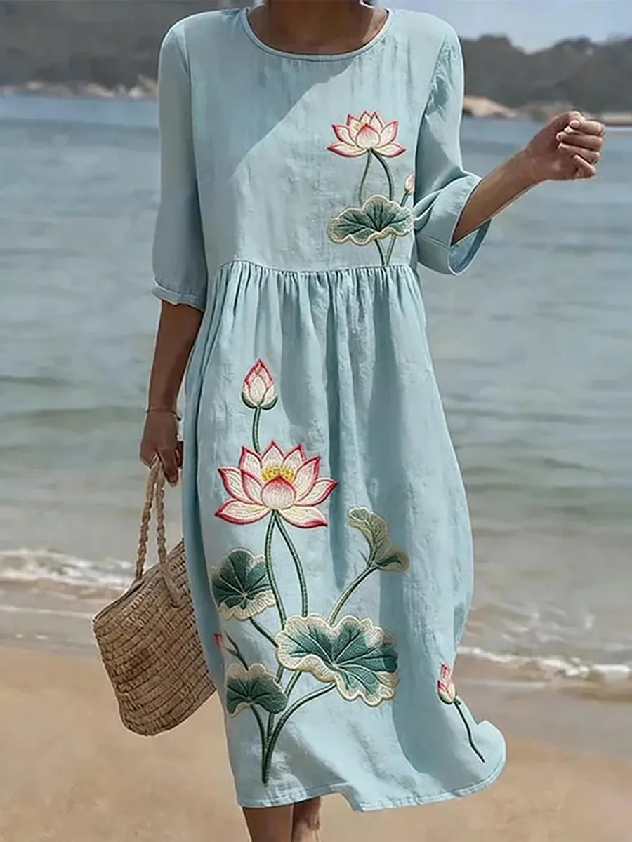 Georgia | Casual Floral Print Dress