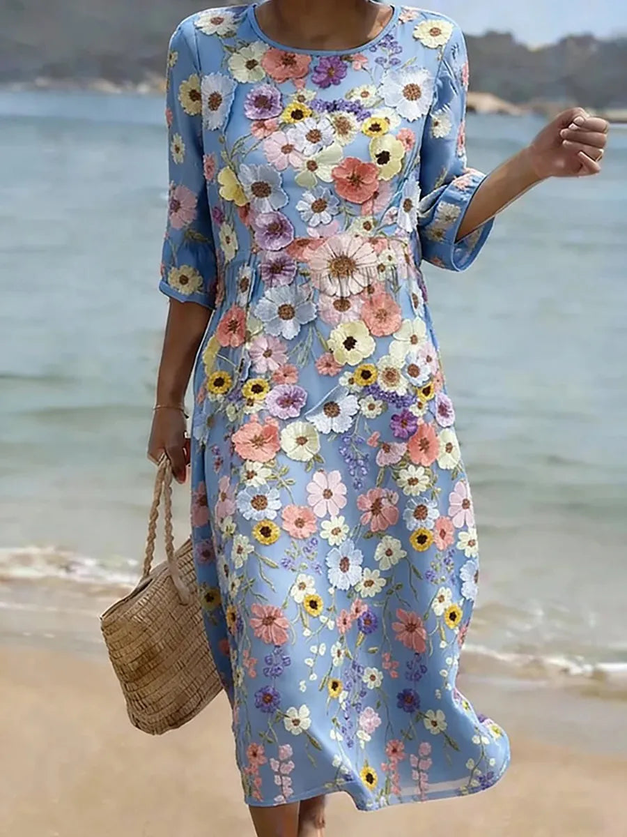 Daisy | Casual Floral Print Dress