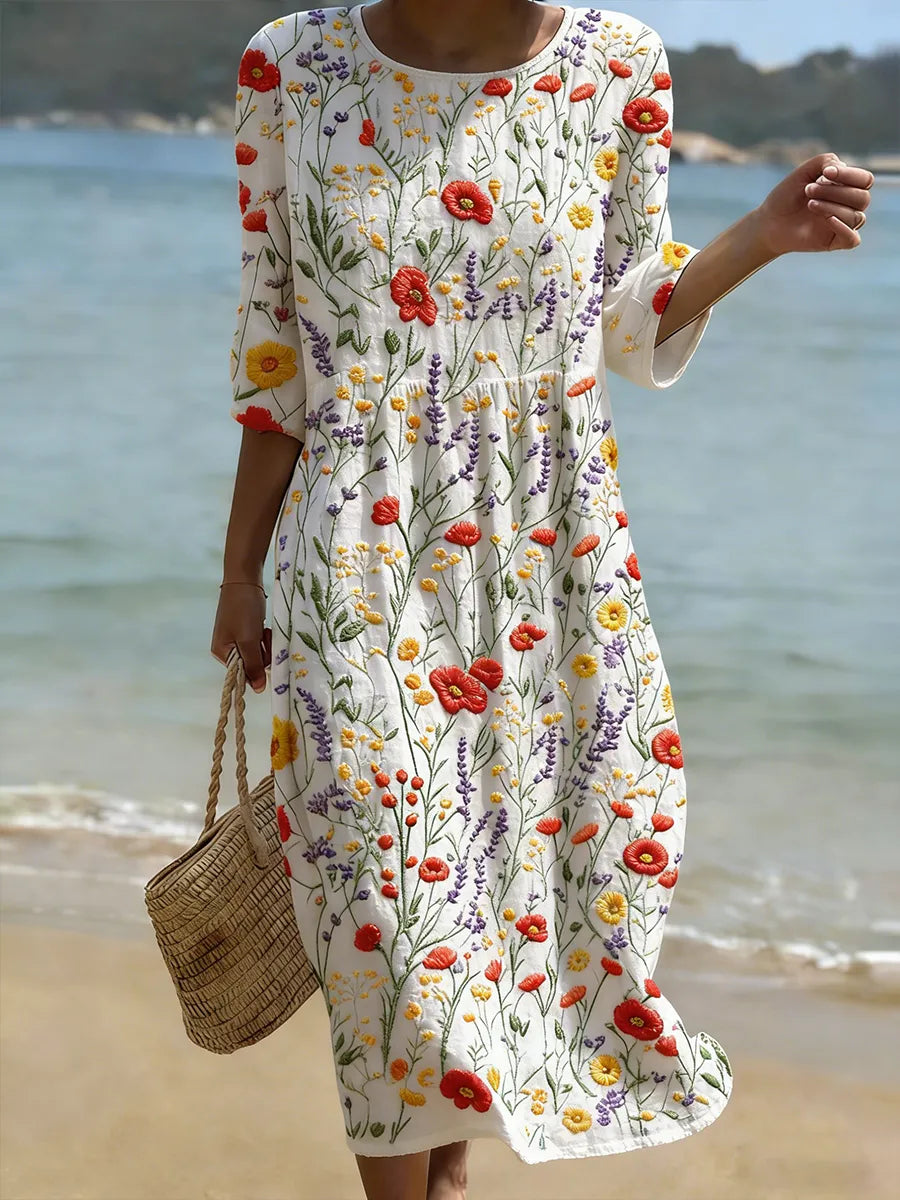 Xanthe | Casual Floral Print Dress
