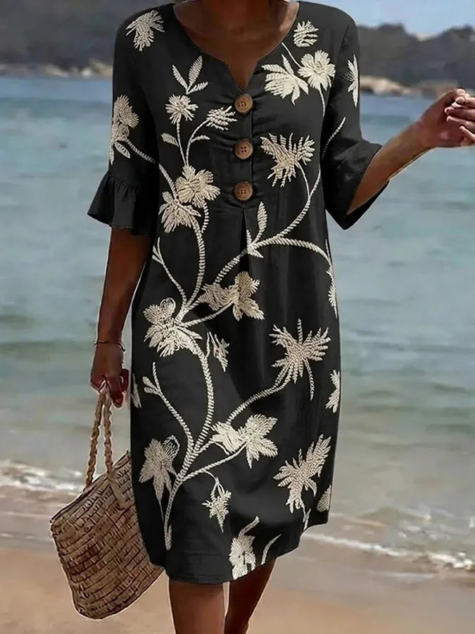 Chloe | Casual Floral Print Dress