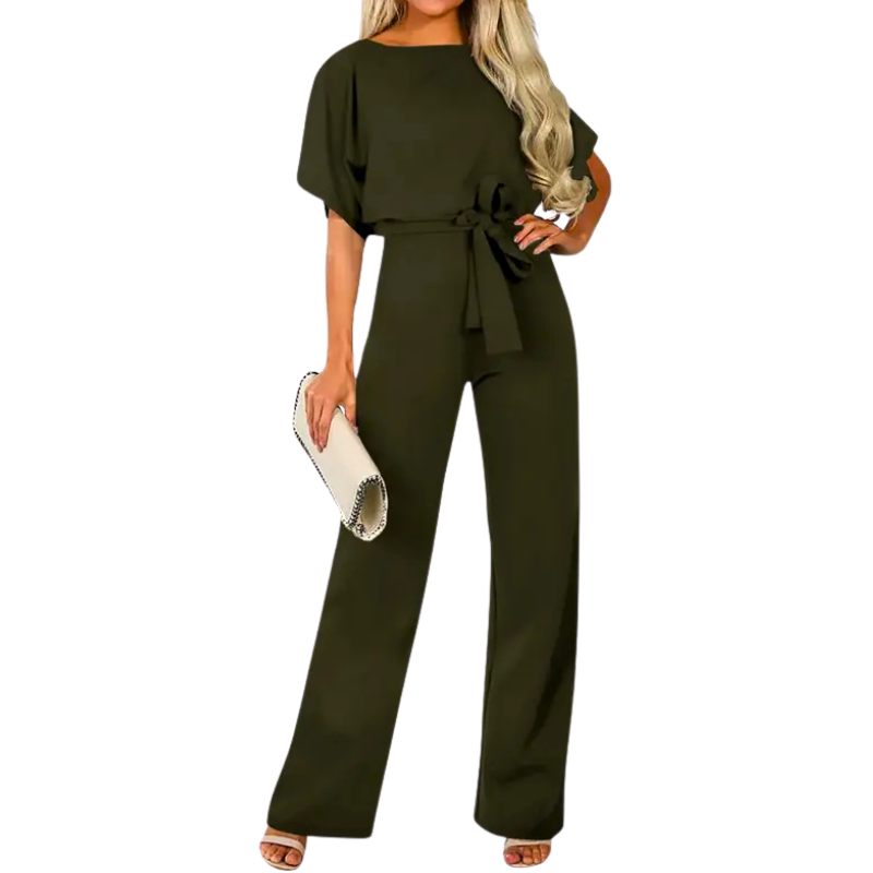 Amanda™ | Sophisticated Batwing Sleeve Jumpsuit