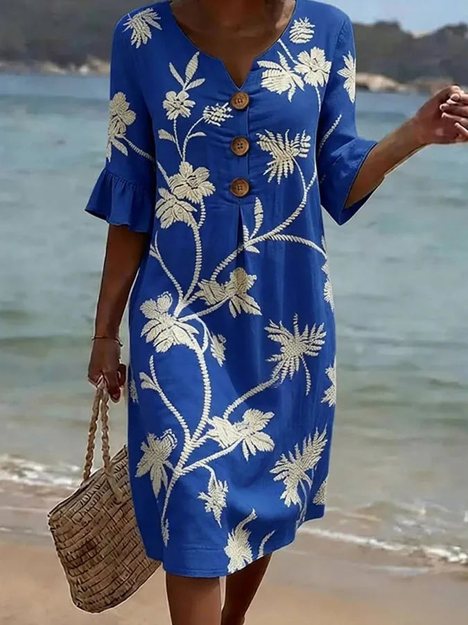 Eloise | Casual Floral Print Dress