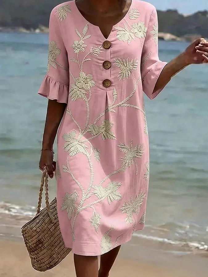 Jasmine | Casual Floral Print Dress