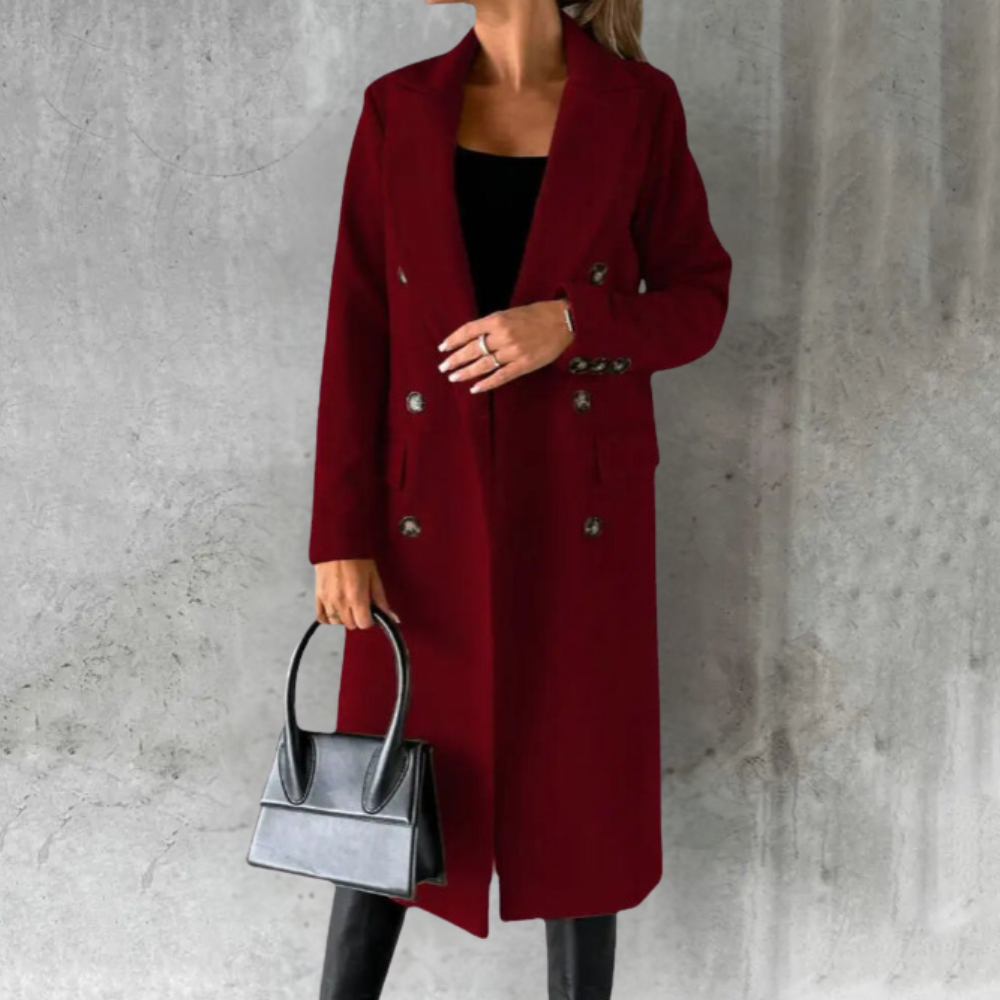 Alexa™ | Urban Elegance Wool Trench