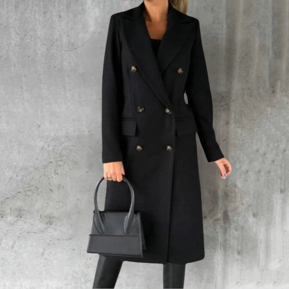 Alexa™ | Urban Elegance Wool Trench