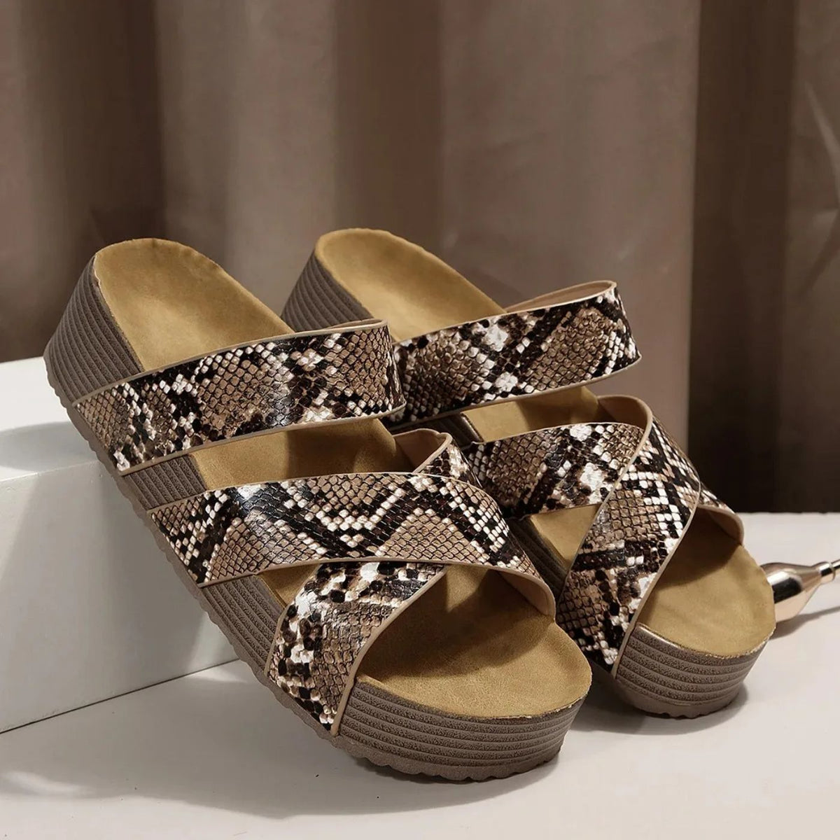 Abigail™ | Orthopedic Leather Strap Sandals