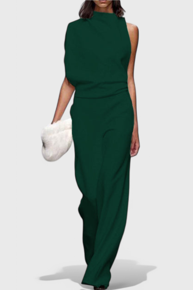 Agatha Wide-Leg Fluid Jumpsuit with a Flattering Silhouette