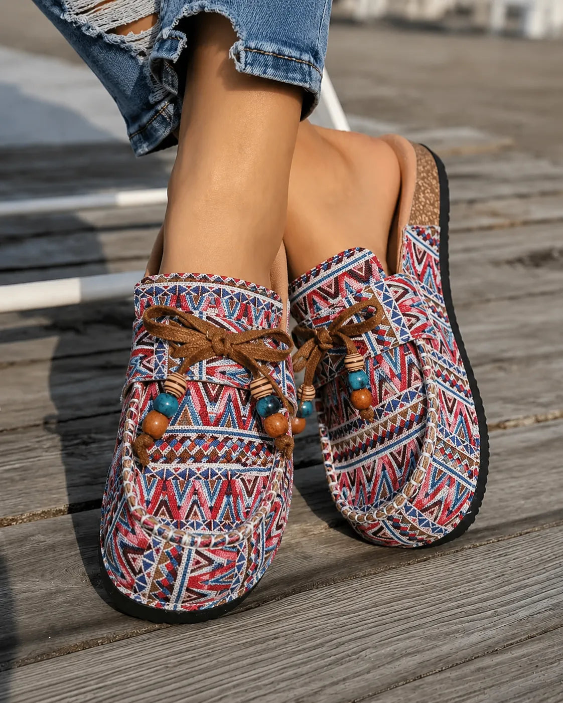 Adeline Lace-Up Loafers