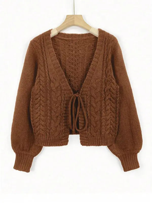 Aliciat | Drop Shoulder Long Sleeve Cardigan