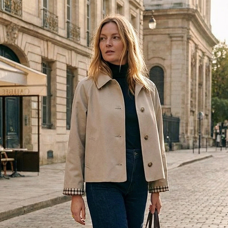 Cropped Casual Jacket