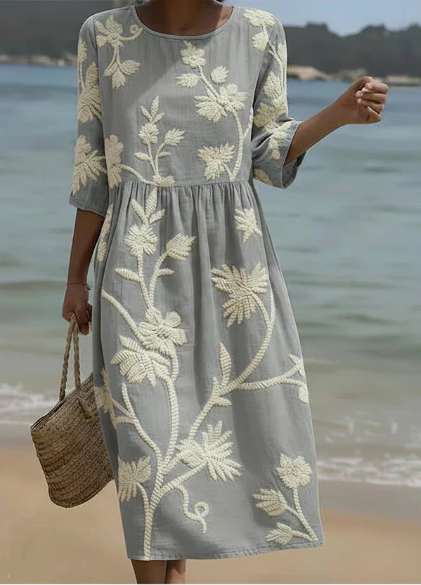 Imogen | Casual Floral Print Dress
