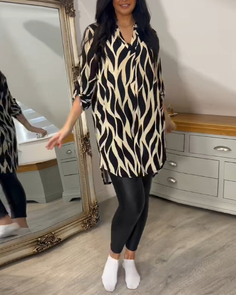 Alexandra™ | Printed Loose-Fit Top