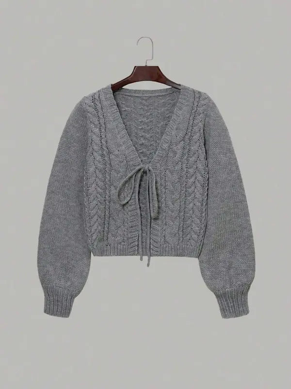 Aliciat | Drop Shoulder Long Sleeve Cardigan
