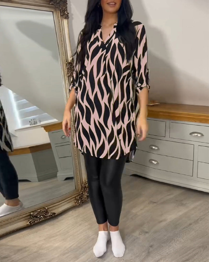Alexandra™ | Printed Loose-Fit Top