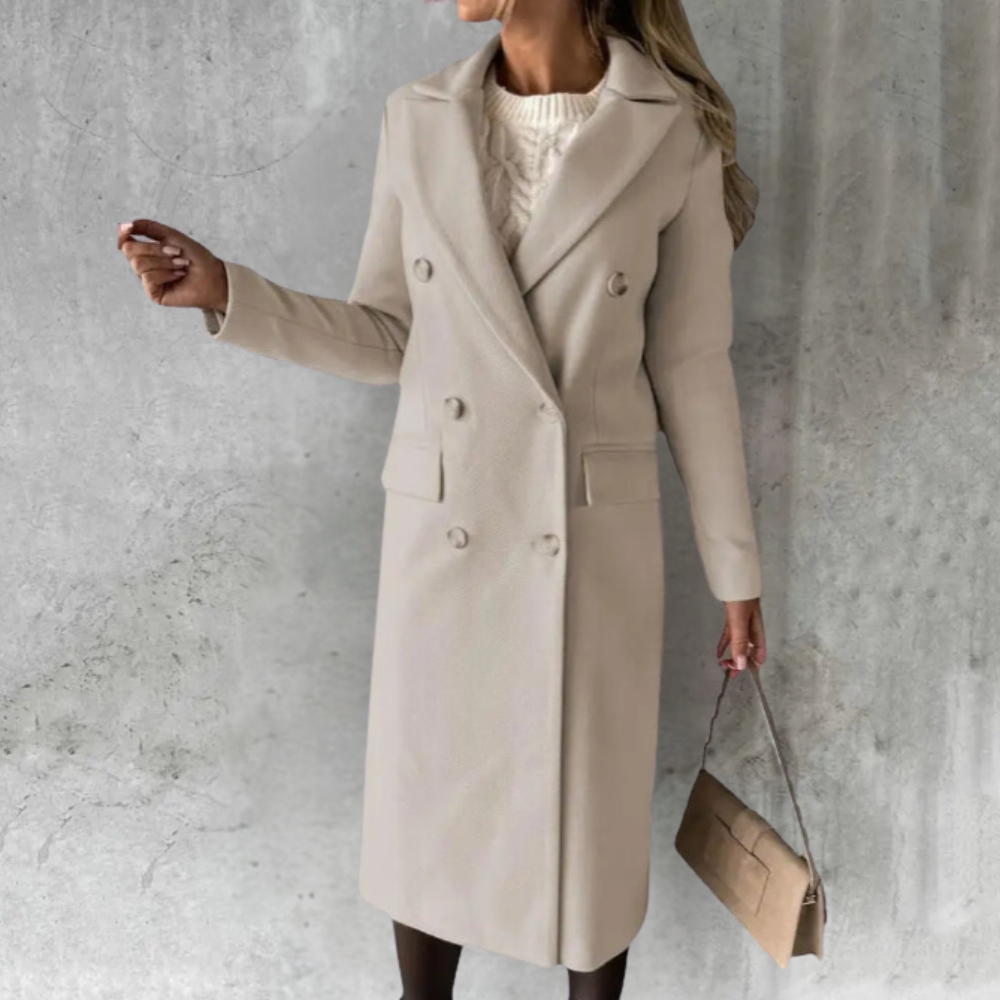 Alexa™ | Urban Elegance Wool Trench