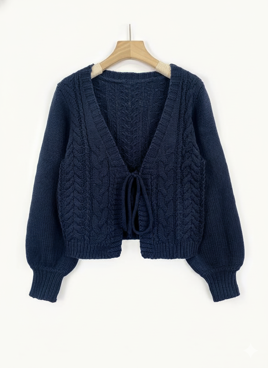 Aliciat | Drop Shoulder Long Sleeve Cardigan