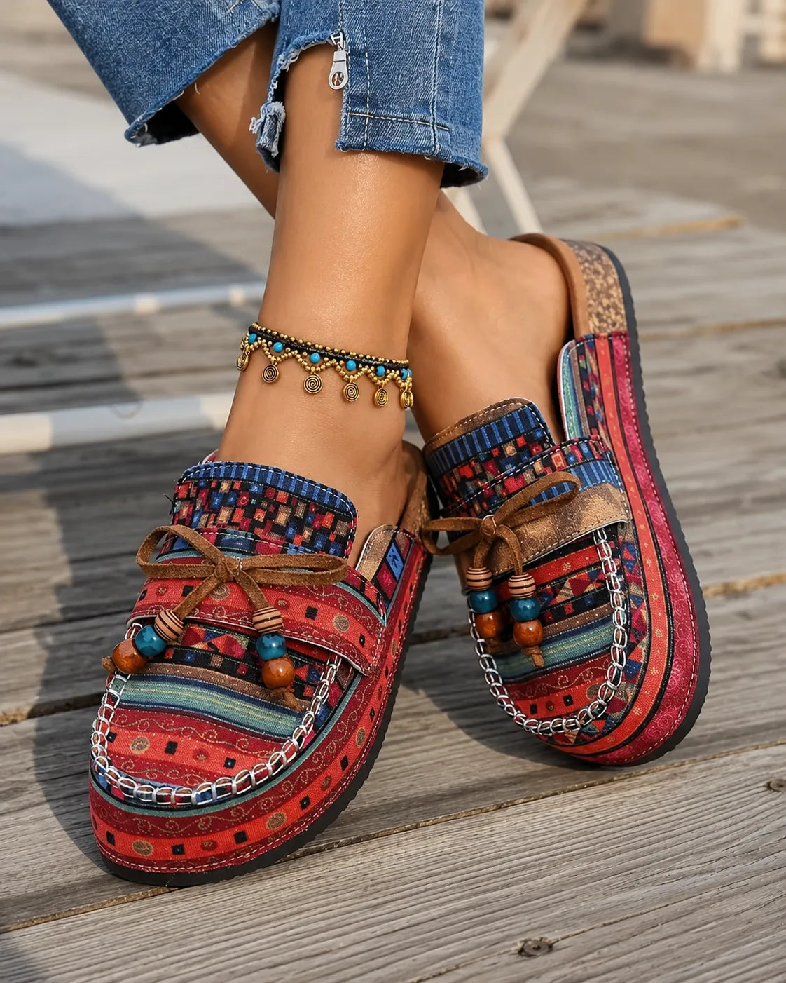 Adeline Lace-Up Loafers
