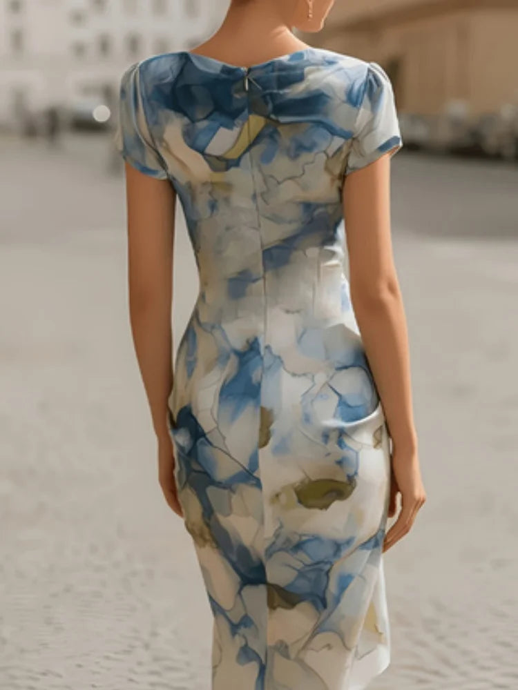 Off-Shoulder Fitted Maxi Dress