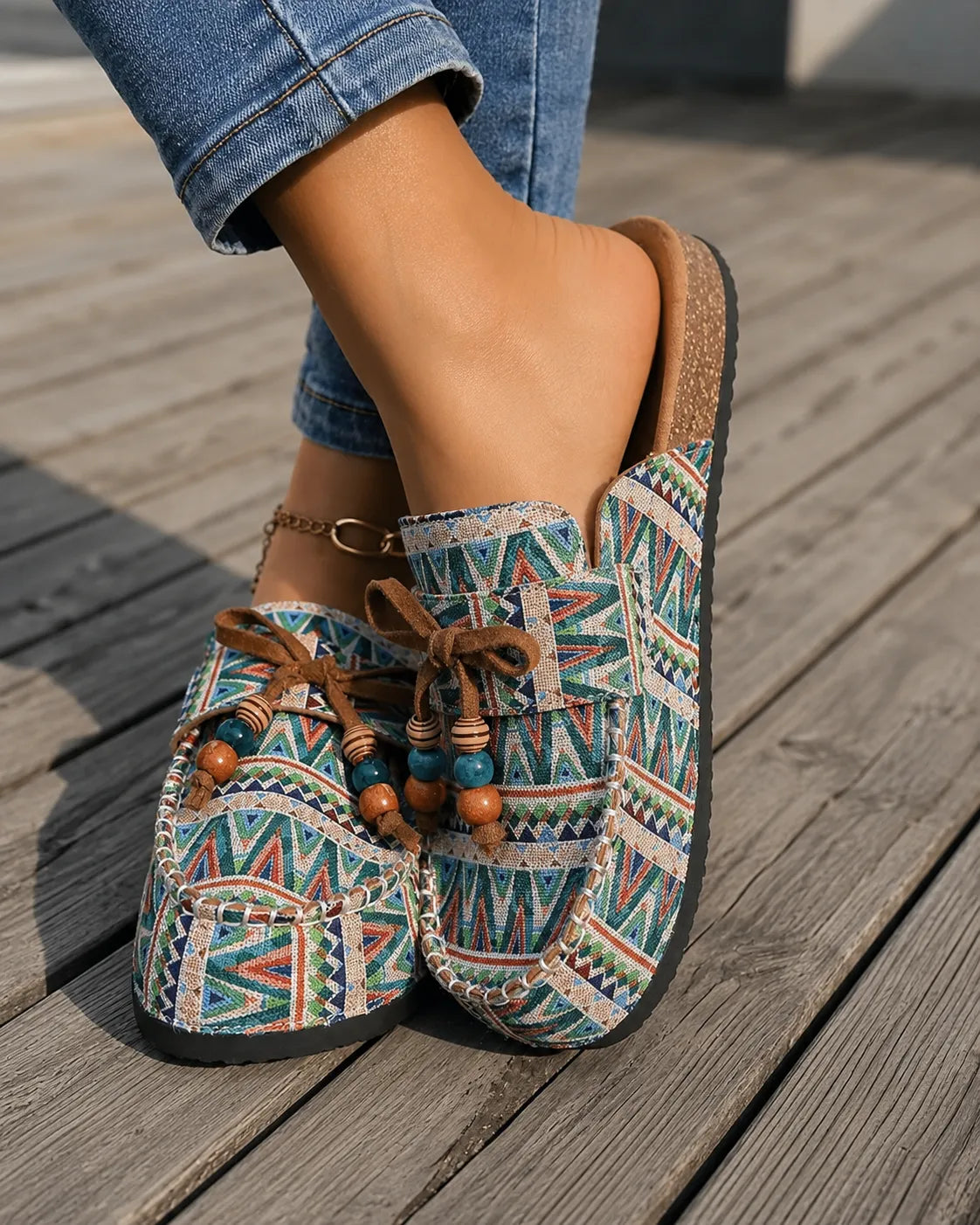 Adeline Lace-Up Loafers