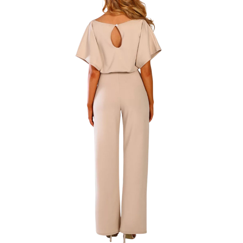 Amanda™ | Sophisticated Batwing Sleeve Jumpsuit
