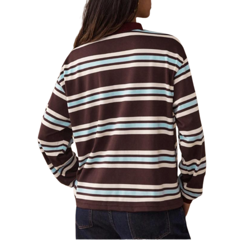 Aiko™ | Refined Striped Long Sleeve Top