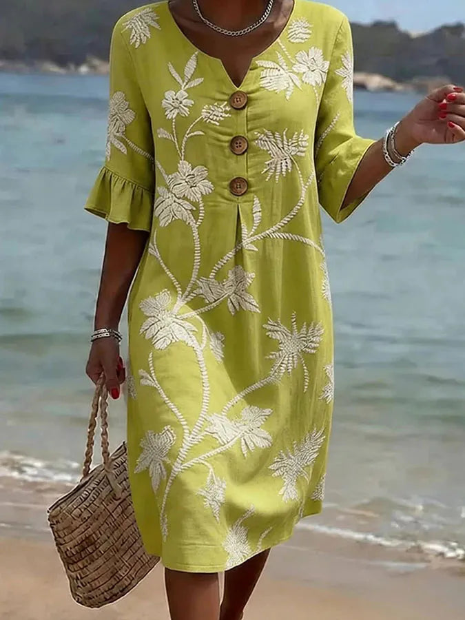 Nadia | Casual Floral Print Dress